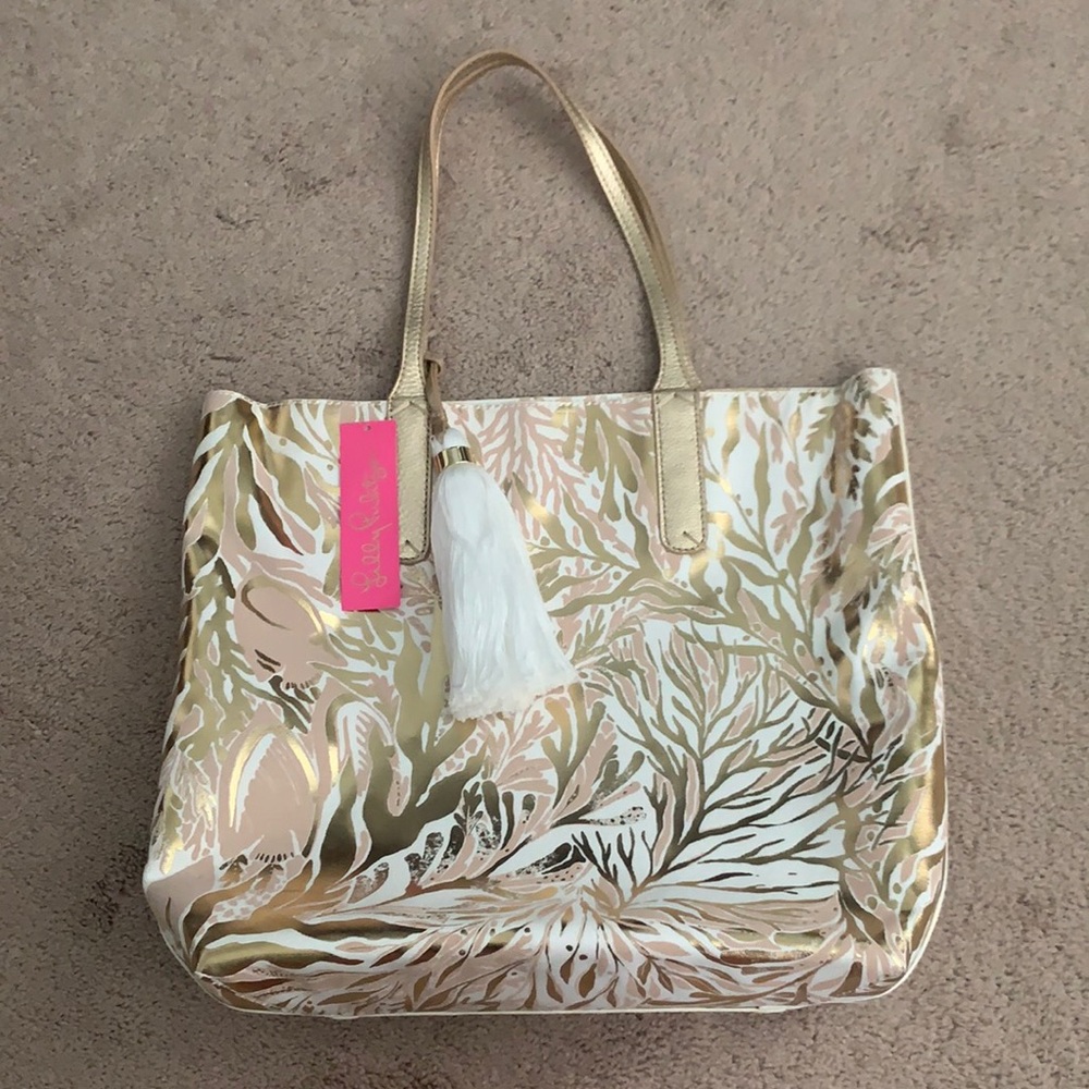 NWT Lilly Pulitzer Turtley Awesome Tote
